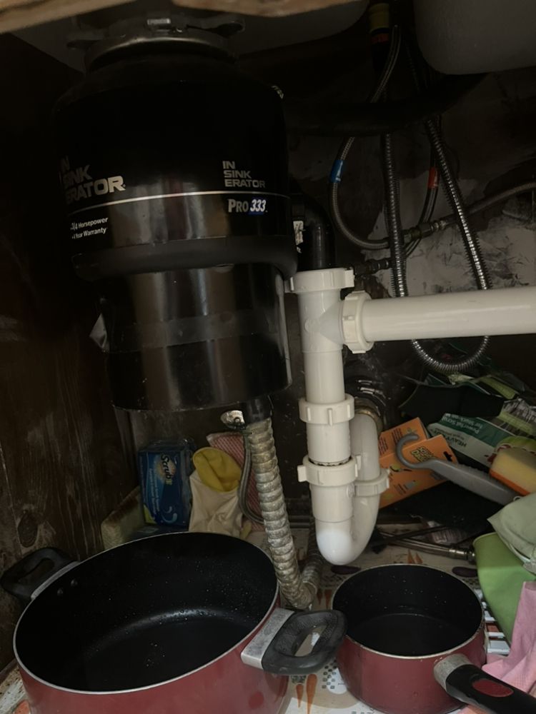 InSinkErator Pro 333 installation in real kitchen